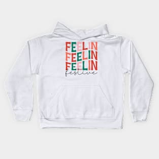 Feelin Festive Kids Hoodie